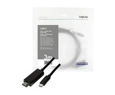 LOGILINK UA0330 LOGILINK – USB 3.2 Gen 1x1 USB-C M į HDMI 2.0 kabelis, 3 m