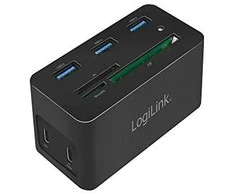 Stotis / replikatorius LogiLink 10W1 USB- C (UA0370)