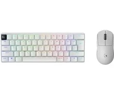 Logitech G PRO X 60 Wireless - US INT'L išdėstymas - GX Optical Tactile Switches - Baltas (Balta) Optinė Belaidė Žaidimų Klaviatūra