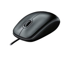 Optinė pelė su laidu Logitech M100 juoda 910-005003