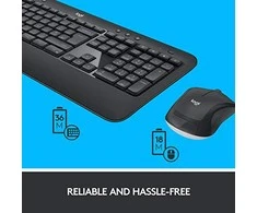 Belaidis pelės ir klaviatūros rinkinys Logitech MK540 Advanced, išdėstymas: UK (Qwerty)