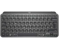 Minimalistinė Belaidė Klaviatūra su apašvietimu Logitech MX Keys Mini, Grafito spalvos, Šveicarų (Qwertz) išdėstymas