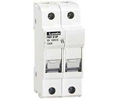 Lovato Electric DC PV saugiklio bazė 2P 32A 1000V 10x38mm FB01D2P