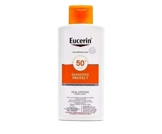 Apsauginis losjonas nuo saulės Eucerin Sensitive Protect Extra Light SPF50+, 400 ml