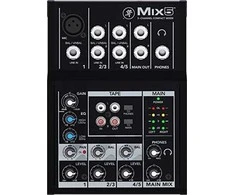 MCK Mackie Mix5 5 kanalai 20 – 30000 Hz Juoda