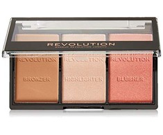 Makeup revolution akių šėšėlių paletė "Revolution Make Up Ultra Sculpt and Contour Ultra Fair C01" 11g
