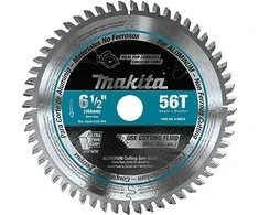 Makita T.C.T. pjūklas SPECIALIZED 165X2X20mm -3° T56 B-56770 T.C.T • 165 x20 mm • T56 • -3° • Aliuminiui