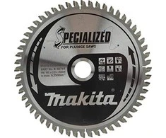 Makita T.C.T. pjūklas SPECIALIZED 165X2X20mm -3° T56 B-56770 T.C.T • 165 x20 mm • T56 • -3° • Aliuminiui