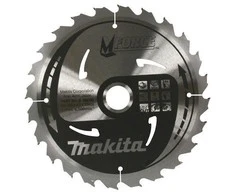 Makita T.C.T. pjūklas M-FORCE 190X2X15.88mm 15° T24 B-08062 T.C.T • 190 x15.88 mm • T24 • 15° • Medienai