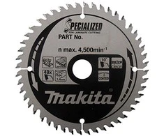 Makita T.C.T. pjūklas SPECIALIZED 190X2X20mm 5° T60 B-29468 T.C.T • 190 x20 mm • T60 • 5° • MDF/laminatui