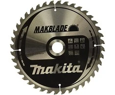 Makita T.C.T. pjūklas MAKBLADE 260X2.3X30mm 5° T40 B-32770 T.C.T • 260 x30 mm • T40 • 5° • Medienai