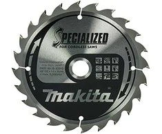 Makita T.C.T. pjovimo diskas B-32910 T.C.T • 165 x20 mm • T24 • 20° • Medienai