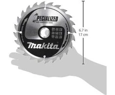 Makita T.C.T. pjovimo diskas B-32910 T.C.T • 165 x20 mm • T24 • 20° • Medienai