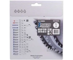 Makita T.C.T. pjūklas SPECIALIZED 185X1.6X30mm 0° T64 B-33984 T.C.T • 185 x30 mm • T64 • 0° • Metalui/Nerūd. plienui