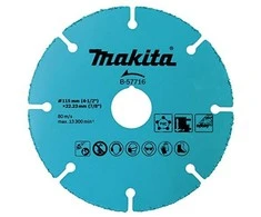 Makita Pjovimo diskas su kietmetalio grūdeliais B-57722 125 x 22,23 mm