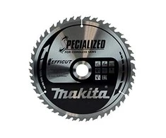 Makita T.C.T. pjūklas EFFICUT 260X2.15X30mm 10° T45 B-64624 T.C.T • 260 x30 mm • T45 • 10° • Medienai