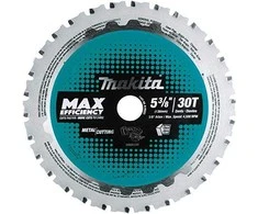 Makita T.C.T. pjūklas EFFICUT METAL 136X1.1X20mm 0° T30 B-69303 T.C.T • 136 x20 mm • T30 • 0° • Metalui