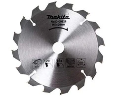 Makita T.C.T. pjūklas 185X2X30mm 18° T40 D-03919 T.C.T • 185 x30 mm • T40 • 18° • Medienai