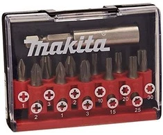 Makita Sukimo antgalių komplektas 12 vnt. D-31083 (PH, PZ, TX, 25mm, magnetic holder )
