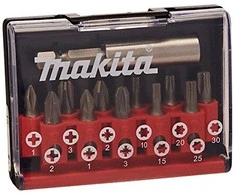 Makita Sukimo antgalių komplektas 12 vnt. D-31083 (PH, PZ, TX, 25mm, magnetic holder )