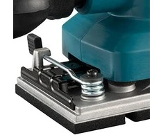 Makita DBO380Z Akumuliatorinis vibracinis šlifuoklis 18V, 93X185mm, Be akumuliatorių ir kroviklio!