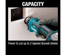 Makita DCO181Z Akumuliatorinis freza gipso kartonui, 18V Li-ion, BL-motor, Be akumuliatorių ir kroviklio