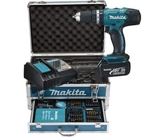 Makita Akumuliatorinis gręžtuvas 18v 3.0ah li-ion dhp453rfx2
