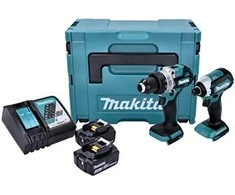 Makita DLX2432TJ Akumuliatorinių įrankių komplektas LXT 2x5,0Ah, BL-M (DDF486, DTD153)