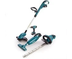 Įrankių rinkinys Makita DLX4093 (DUH523 + DUR181Z + DHP453Z + DCL180Z); 18 V; 2x3,0 Ah akum.