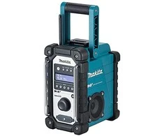 DMR110N DAB+ Radijas, tinka beveik visi Makita akumuliatoriai 7,2 - 18V; galimybė prijungti