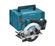 Makita DSS610RTJ Akumuliatorinis diskinis pjūklas, 18 V, 2x 5,0 Ah Li-ion, 57 mm, ø165x20mm 24T, 3,5kg, MAKPACK