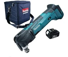 Makita DTM51ZJX1 Akumuliatorinis universalus švytuoklinis įrankis 18V 6000-20000 judesiai per min, amplitudė 3,2°; toolless, Makpac, Be akumuliatorių ir kroviklio!