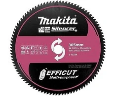 Makita T.C.T. pjūklas 305X30X2MM -3° , T96, EFFICUT Aluminum E-13312