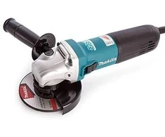 Makita GA5040CF01 Kampinis šlifuoklis, 1400 W, 125 mm, SJS², 2800-11000 min-1, antivibracinė šoninė rankena