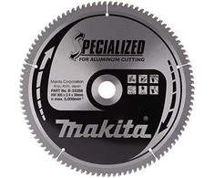 Makita T.C.T. pjūklas SPECIALIZED 305X2.4X30mm -5° T100 B-33358 T.C.T • 305 x30 mm • T100 • -5° • Aliuminiui