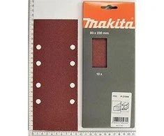 Makita Šlifavimo popierius 93X230 K80 (10Vnt.) BO3700,BO3710, DBO380, DBO381 P-31859