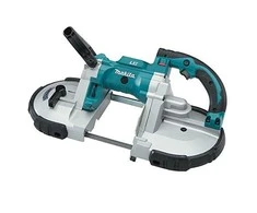 Makita DPB180Z Akumuliatorinis juostinis pjūklas,120X120mm, 18V, be akumuliatoriaus ir kroviklio