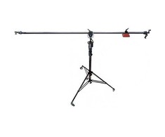Manfrotto Super Boom + Statyv 008 170 cm Boom Arm 5kg Apkrovos Talpa Juodas