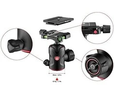 Manfrotto MH496 su Q6 plokšte