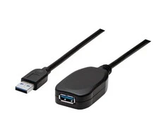 StarTech Manhattan 5m USB 3.0 USB kabelis 3.2 Gen 1 (3.1 Gen 1) USB A Juoda