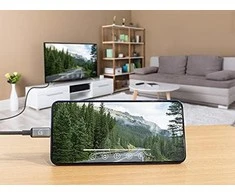 Kabelis USB Manhattan USB-C - HDMI 2 m Juodas (153607)
