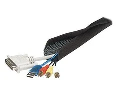 Manhattan Elastinis Velcro Kabelio Apsauginis Dangtelis 1,8m (502962)