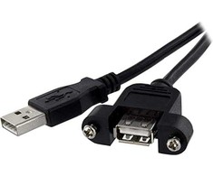 Efb Elektronik USB kabelis EFB USB-A - USB-A 3 m Juodas (K5291SW.3V2)