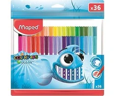 Maped Flamastrija Spalvos Ocean 36 Spalvos