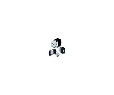 Jungtis - Alantec MB001 RJ45 Moteriška Auksu Padengta Tiesi Juoda/Balta