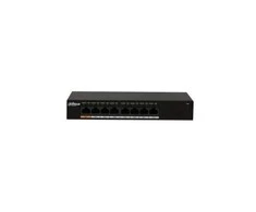 Šakotuvas Dahua Technology PFS3008-8GT-96 tinklo komutatorius Ne-valdomas L2 Gigabit Ethernet (10/100/1000) Juoda Maitinimas per Eternetą (PoE)