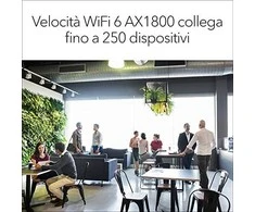 Maršrutizatorius NETGEAR AX1800 dviejų juostų prieigos taškas