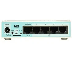Šakotuvas Mikrotik Wired Ethernet Maršrutizatorius (be Wifi) RB750Gr3, hEX, Dviejų branduolių 880MHz CPU, 256MB RAM, 16 MB (MicroSD), 5xGigabit LAN, USB, PCB ir įtampos temperatūros monitorius, Beeper, IP20, Plastikinis dėklas, RouterOS L4 | Ethernet Maršrutizatorius hEX | RB750Gr3 | Nėra „Wi-Fi“ | Ethernet LAN (RJ-45) jungtys 5 | Tinklelio atramos Nr. | MU-MiMO Nr. | Nėra mobiliojo plačiajuosčio ryšio | 1 | 12 mėn.
