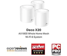 Maršrutizatorius TP-LINK Deco X20 (3-pack), Baltos spalvos