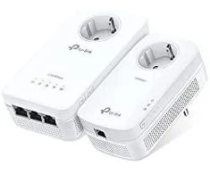 Maršrutizatorius TP-Link TL-WPA1300P rinkinys, 1300 Mbit/s, IEEE 1901, IEEE 802.3, IEEE 802.3u, E / F tipas, gigabito eternetas, 10, 100, 1000 Mbit/s, „Wi-Fi 5“ (802.11ac)